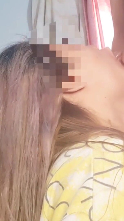 Horny Neighbor swallow my cum, fucked her throat so deep | Clip 3