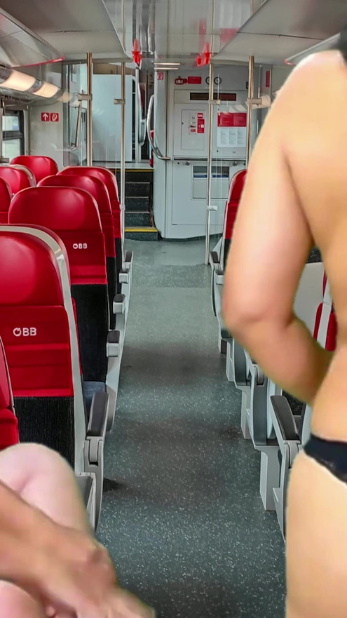 COMPLETE 4K MOVIE HOT SEX ON A TRAIN WITH ADAMANDEVE AND LUPO | Clip 1