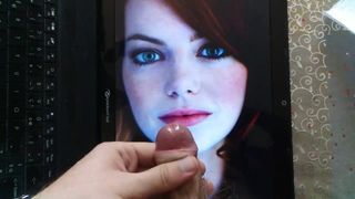 Emma Stone Cum Tribute