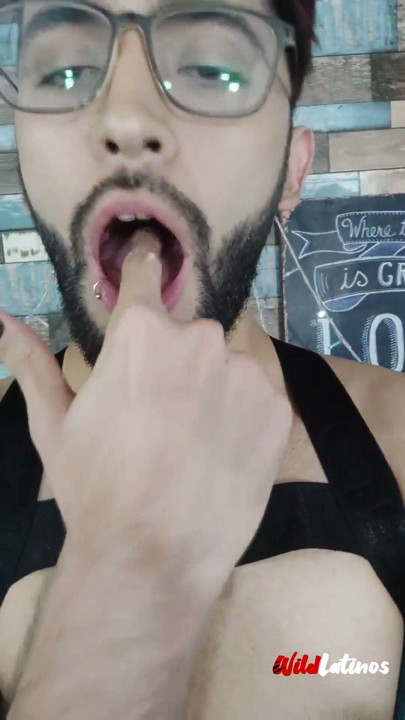 Jerking My Big Uncut Latino Cock On My Cock Ring Harness Until I Shoot A Big Load And Eat My Cum | Clip 2