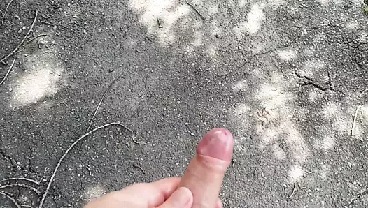 Wandering jerk off