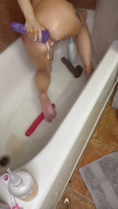 Shower Throat/anal Training