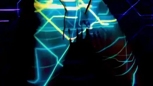 Naked disco girl