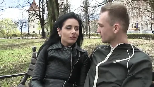 Brünette versaute cuckold-freundin will anal mit bbc ficken