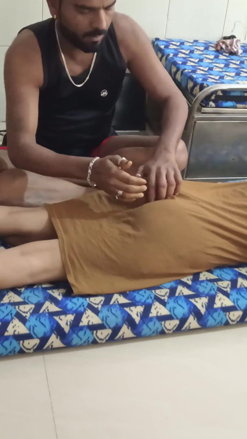 Desi Indian Girl Friend's Ass Massage | Clip 1