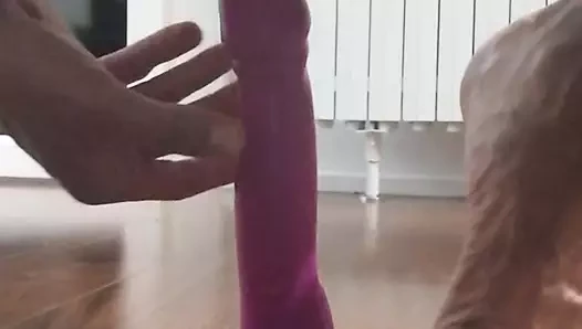sürme pembe yapay penis
