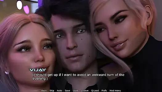 Famous foursome kissing scene from summers gone