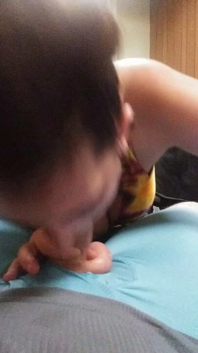 Wet blowjob