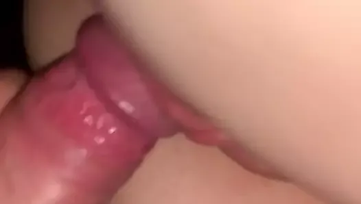 Fleshy dick dives deep into pink pussy