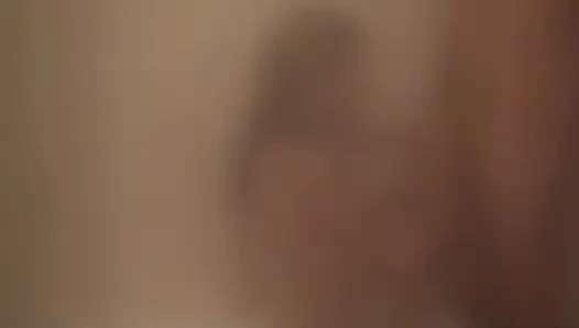 Trying to fuck in the steamy shower, he stands up and makes me swallow a huge cumload at the end!
