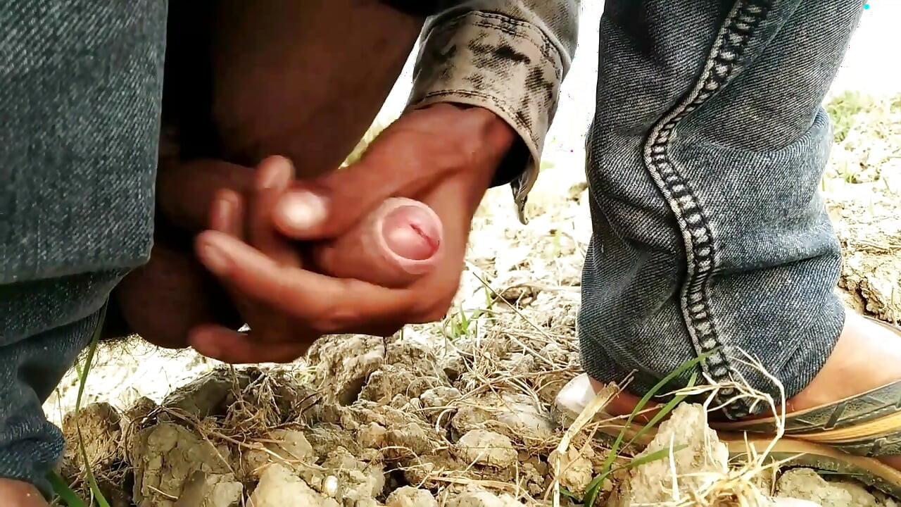 Indian Boy Masturbation in Outdoor.