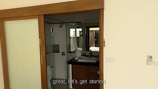 Azgın bir masör, saf bir müşteriyle arkadan yattı