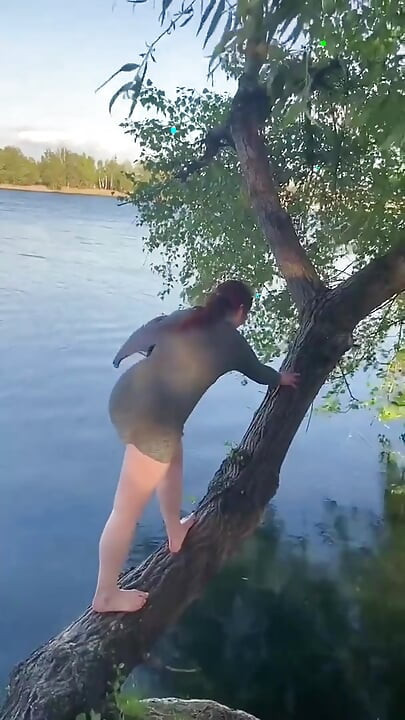 Outdoor toilet humiliation