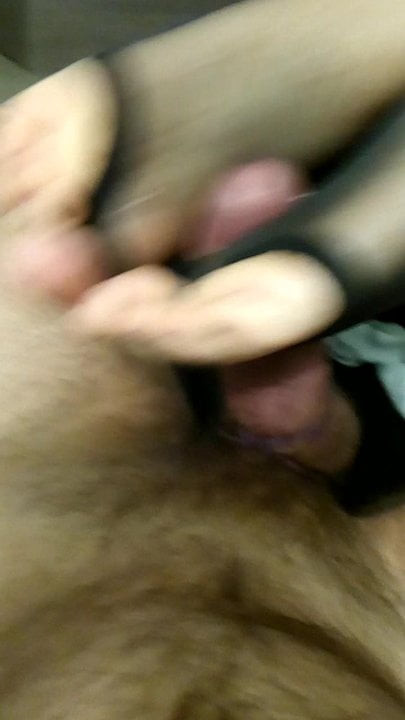 Wife pantyhose footjob