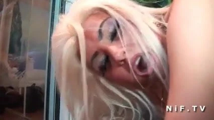 Hairy and busty blonde slut hard sodomized