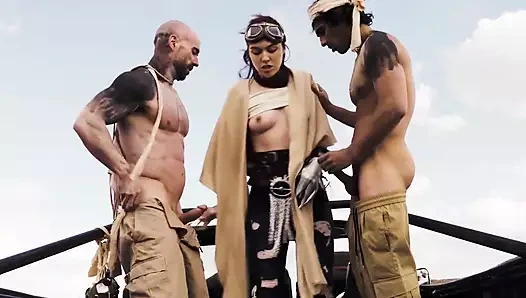 Freya Parker kamyonette çifte sikiliyor - furiosa porn cosplay parodisi