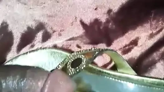 Gold sandal
