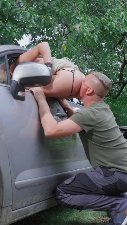 DADDY4K. Having Public Sex in the Forest was my Dream | Clip 2