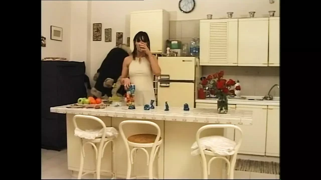 Trans and MILF Ass Fucked with Condom and Cum in Mouth by Two Huge Cocks