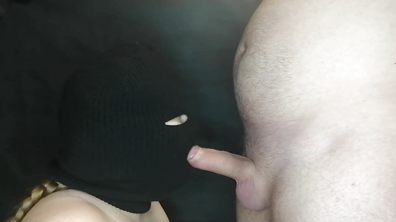 That balaclava head sucks a big!