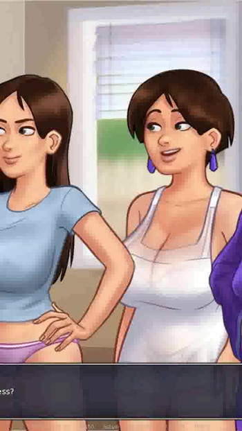 Captivating moment from "Summertime Saga: The MILF Is Ready For More Milking - Ep 134"