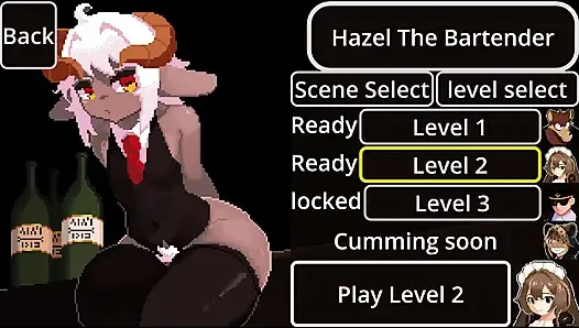Hardcore sex with the sexy bartender  (Hazel the bartender)