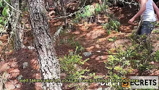 ERKEK ARKADAŞıMı GÖLÜN YANıNDAKI ORMANDA SIKIYORUM.