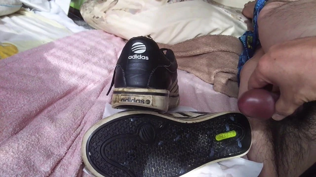 adidas shoe cumshot
