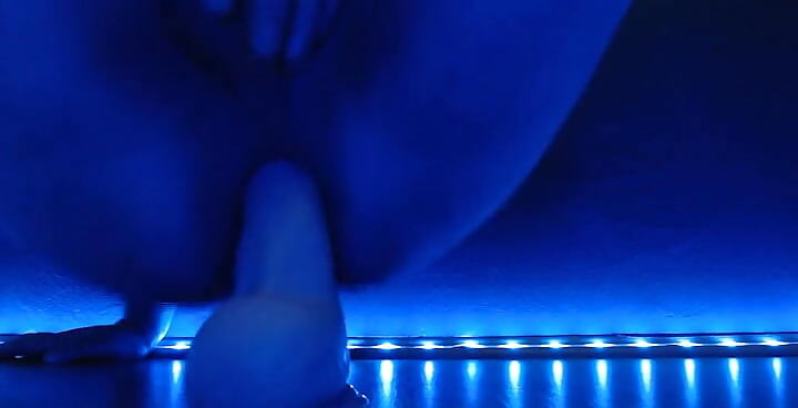 Amatör çift anal dildo oyunu, solo oyun