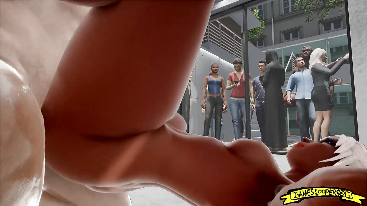 Animasi zakar raksasa 3d seksual lapangan terbang