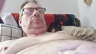 GETTING CAUGHT BY THE MRS  AND THICK CUM FOR WOODY