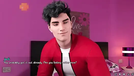 Saf aşk #1: Jack Ava, Eve ve Lily ile akşam yemeği yedi