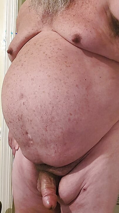 Stroking my fat Bubba cock on cam