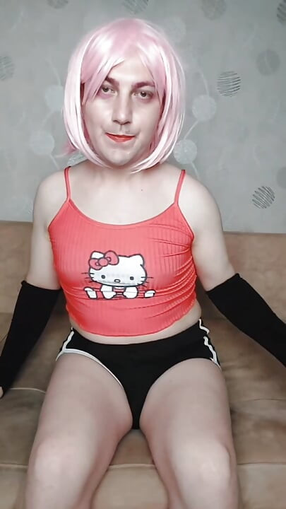 Sevimli şortlu kovboy kız kadın kılıklı pürüzsüz bacaklar büyük