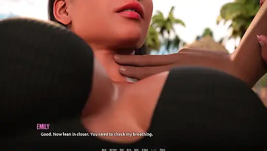 Dominos Beach 17: Emily & John's Beach Mouth-to-mouth Practice