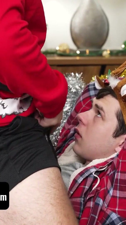 Stepbro Wasn’t Helping With Christmas Decorations, so I Pounded His Lazy Ass Instead | Clip 1