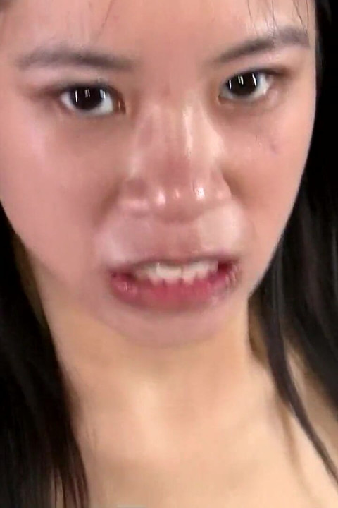 Teeny tiny Chinese slut Asia Zo eyes glued shut!