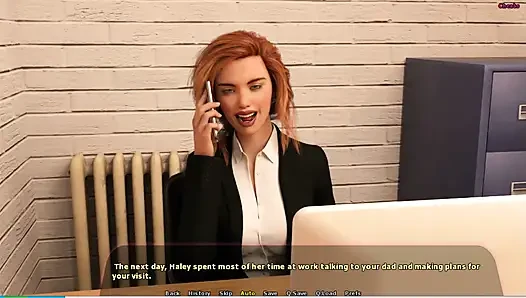 Haley Story #12 - Haley gave Johannes a blowjob. Hayley, Mr Andrew and Johannes went out and Johannes fucked Hayley hard