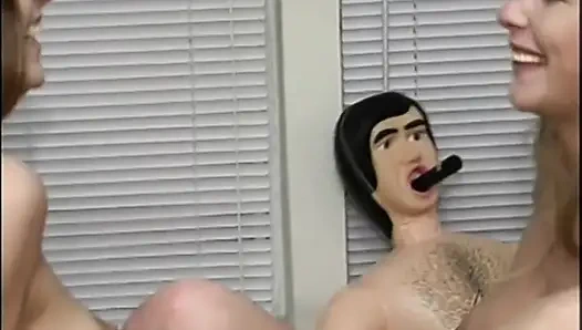 Two Teen College Girls Learn How to Have Sex