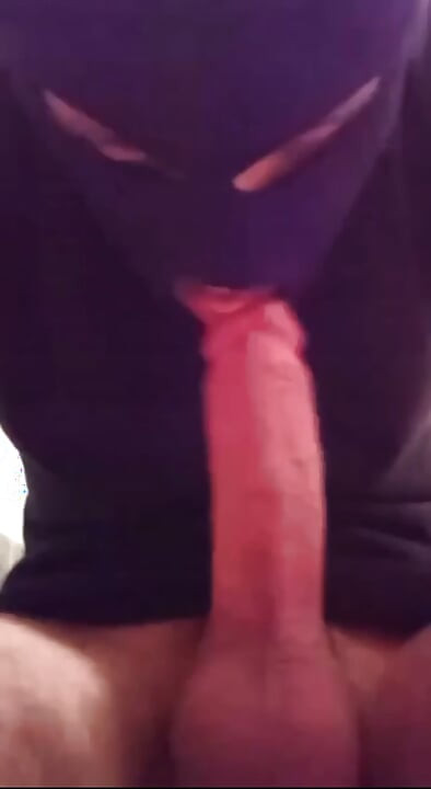 Self sucking guy take his own cock to his own throat and swallow cum in toilet