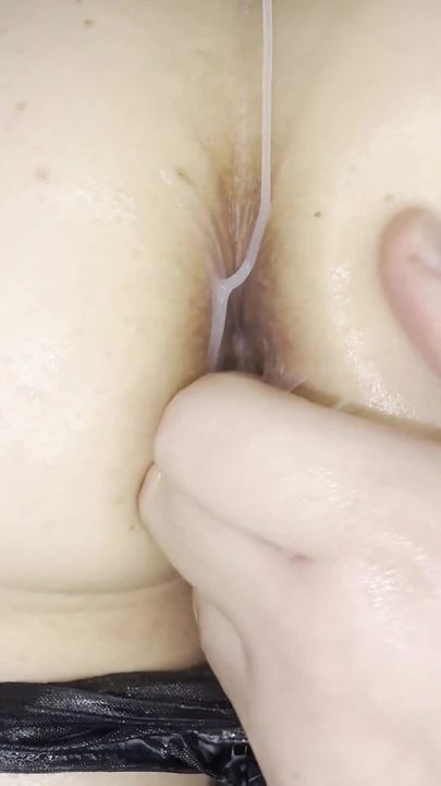 Emotional moment from "Lubed ass is fingerfucked to multiple orgasms!"