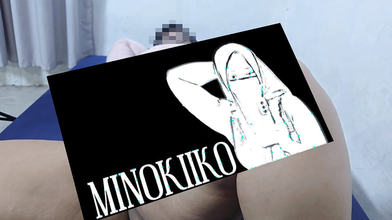 Hijab is zo moe na het sporten en moet ontspannen - Minokiiko