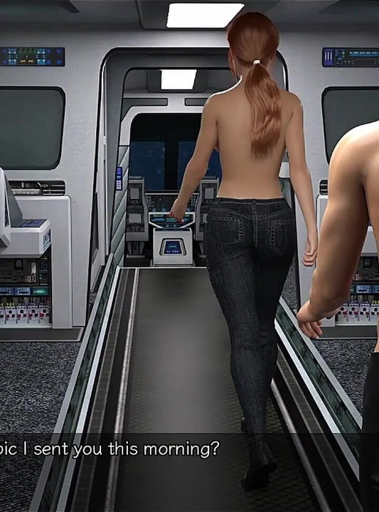 Stranded in Space - Penetrating Busty Red Head