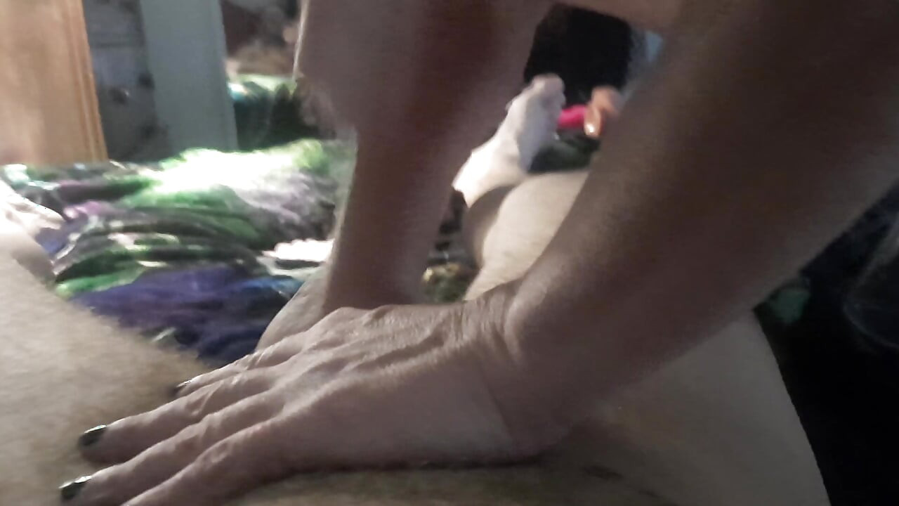 Sexy redhead throats cock and pumps pussy