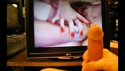 cumming while watching porn