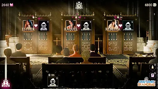 Sisters in Sin Gameplay Part 14 - Rebecca Holds the Key Inside Her Pussy