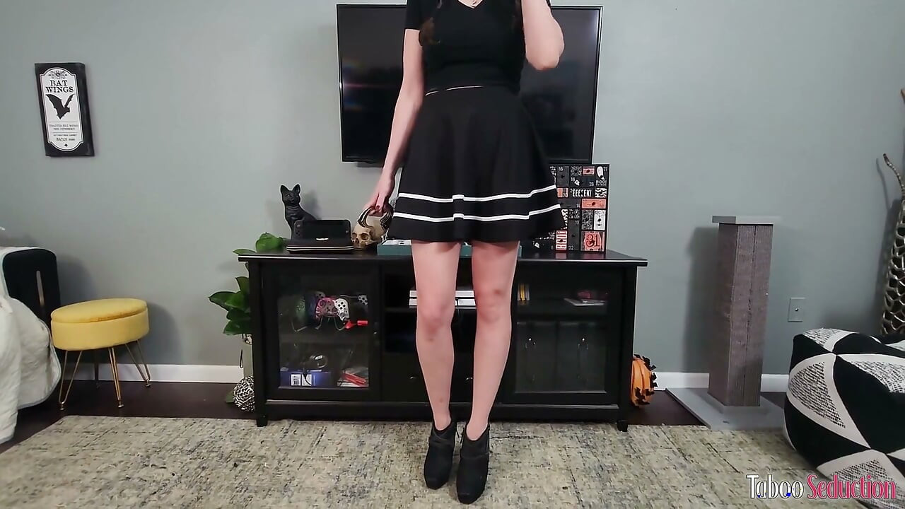Hot Brunette Goth School Babe Uses You and Your Cock to Get Back at Her Man - Amiee Cambridge