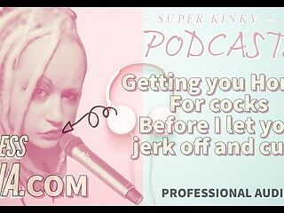 SOLO AUDIO - Kinky podcast 13 ti fa eccitare per i cazzi prima che ti lascio masturbare e venire