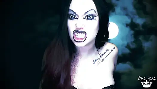 Cruel Banshee Will Eat You and Resurrect You Again and Again After You Cum in Her Mouth