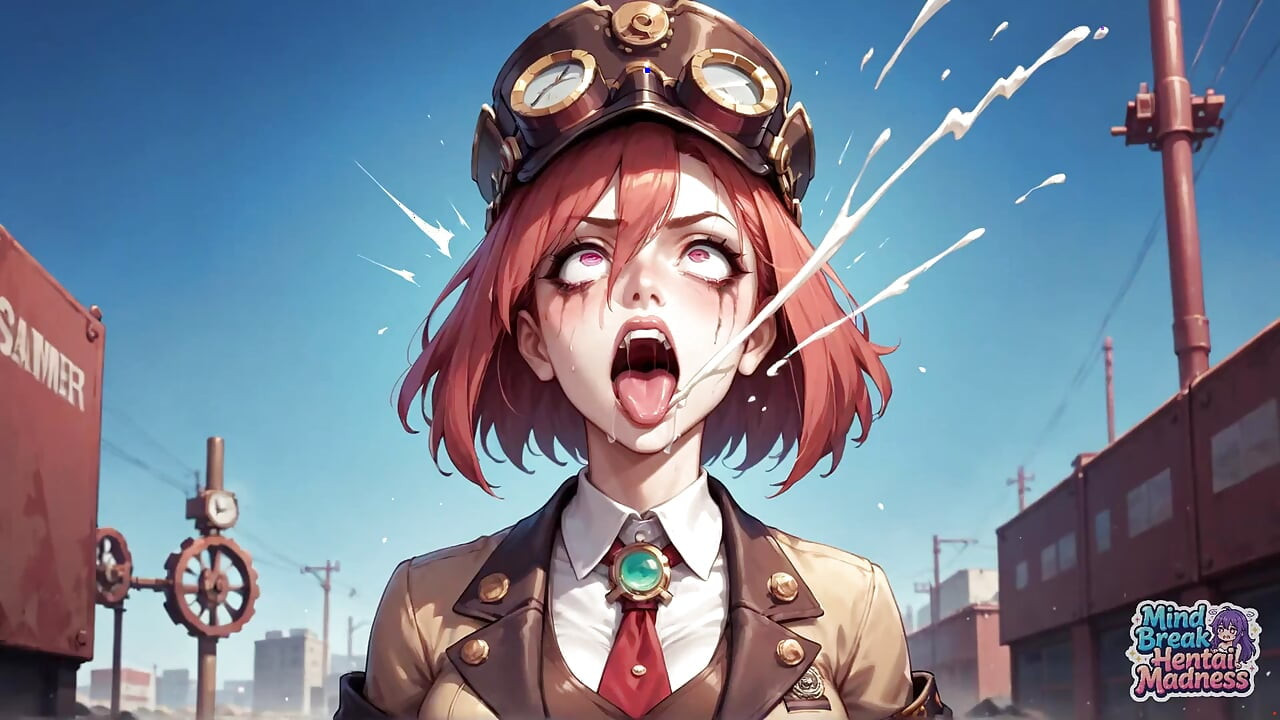 Goggle-hearted Gasm Steam Punk City Scream